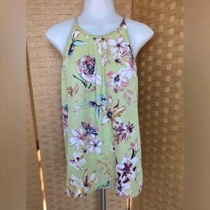 Small Lime green Halter/tank (no brand tag) can fit M/L